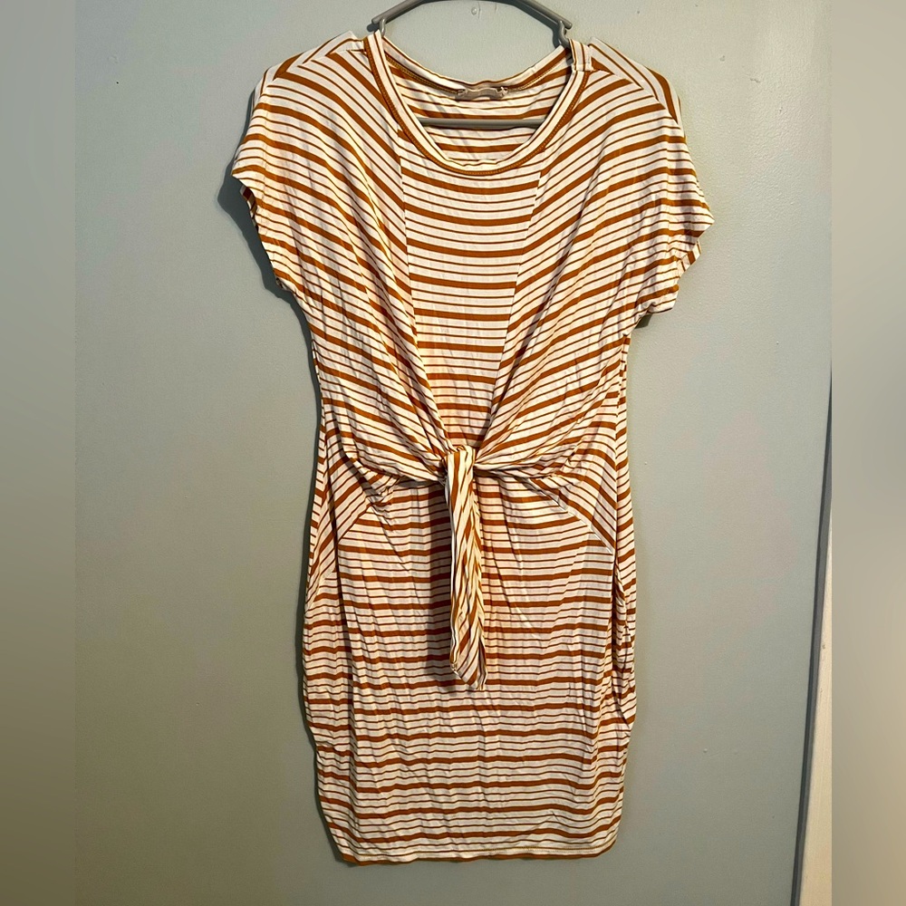 Altar’d State Yellow Striped Dress